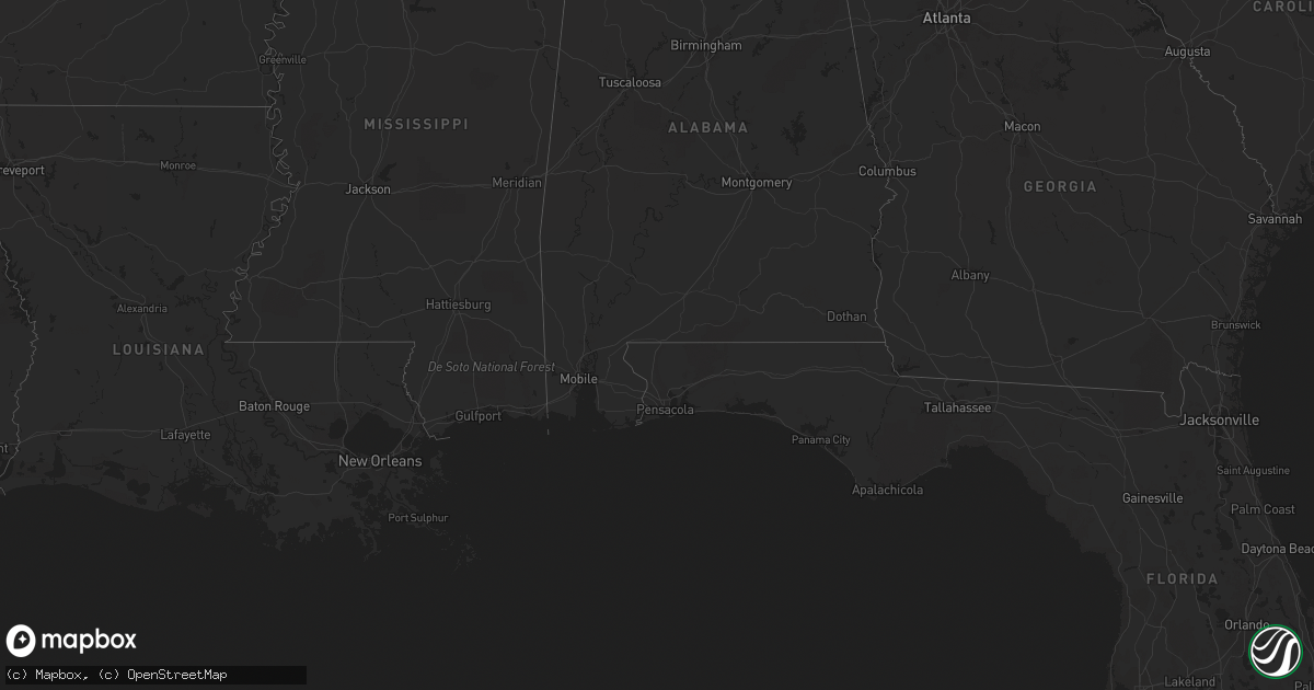 Hail map on November 8, 2018