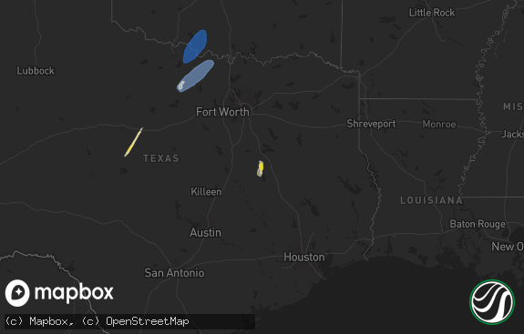 Hail map preview on 11-08-2024