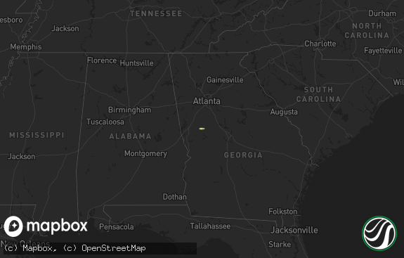 Hail map preview on 11-08-2025