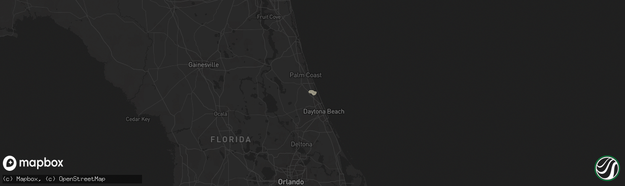 Hail map in Ormond Beach, FL on November 9, 2018