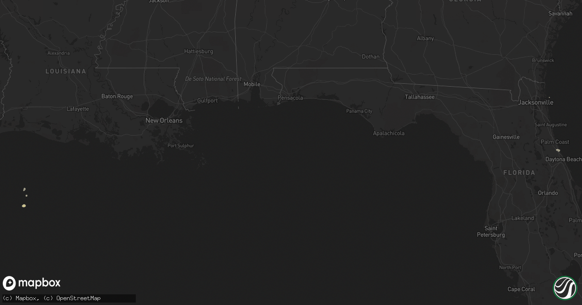 Hail map on November 9, 2018