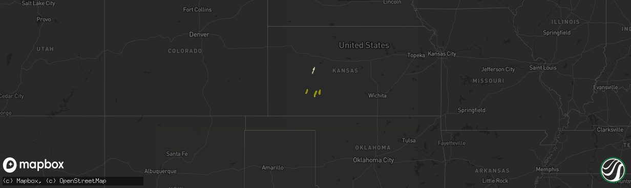 Hail map on November 9, 2020