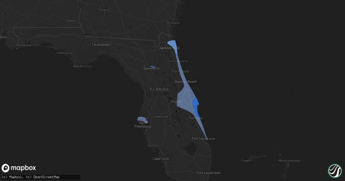 Hail map on November 9, 2022