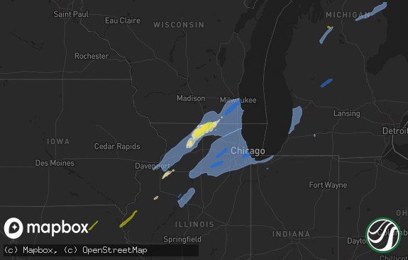 Hail map preview on 11-10-2020