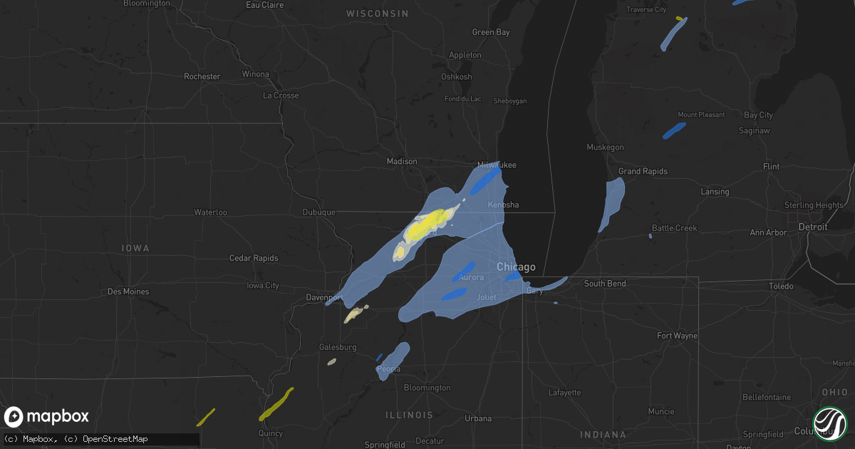 Hail map on November 10, 2020