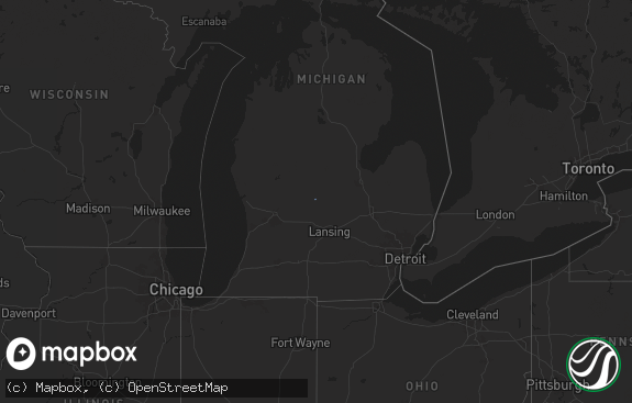 Hail map preview on 11-10-2024