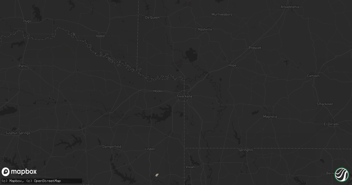 Hail map in Jefferson, TX on November 11, 2012