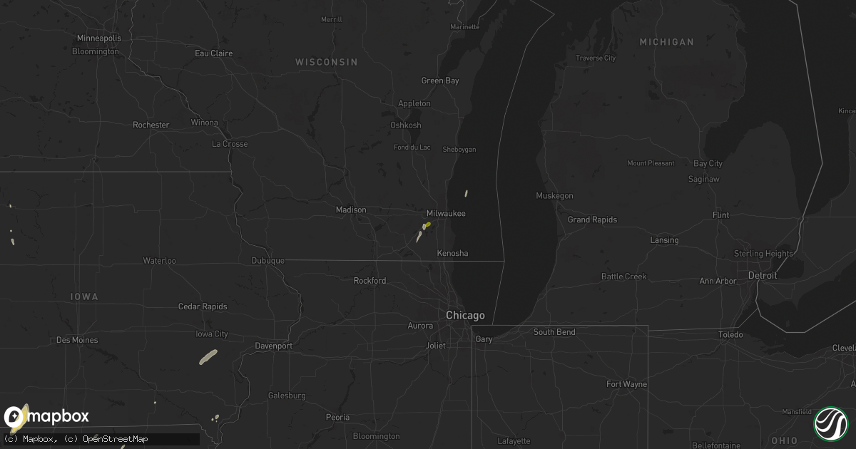 Hail map on November 11, 2015