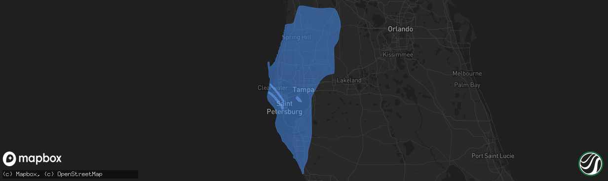 Hail map in Spring Hill, FL on November 11, 2020