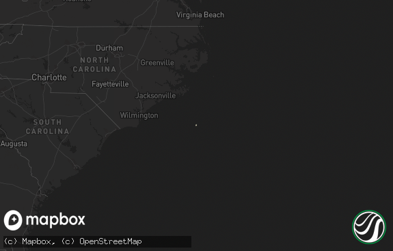 Hail map preview on 11-12-2019