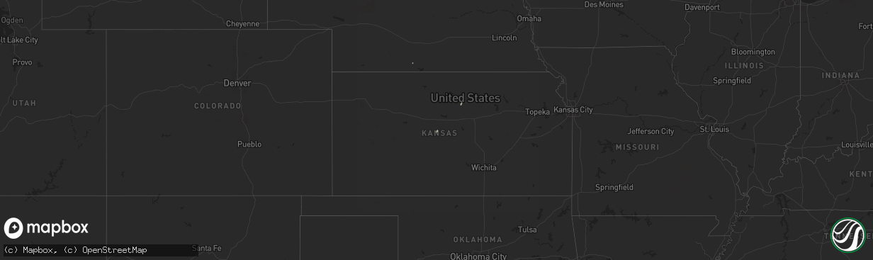 Hail map on November 12, 2024