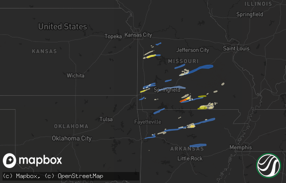 Hail map preview on 11-14-2020