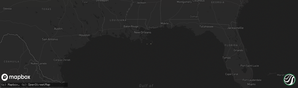 Hail map on November 14, 2022