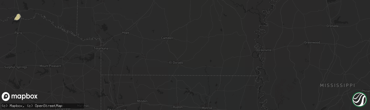 Hail map in Coldspring, TX on November 15, 2011
