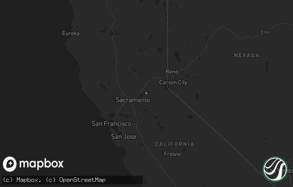 Hail map preview on 11-15-2015