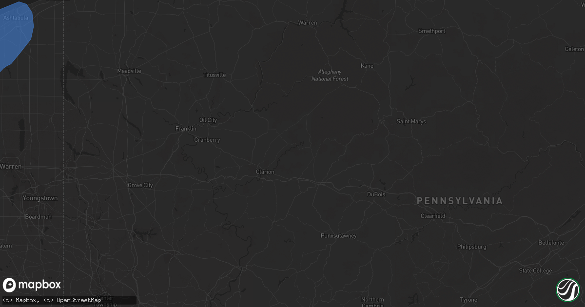 Hail map in Eastlake, OH on November 15, 2020