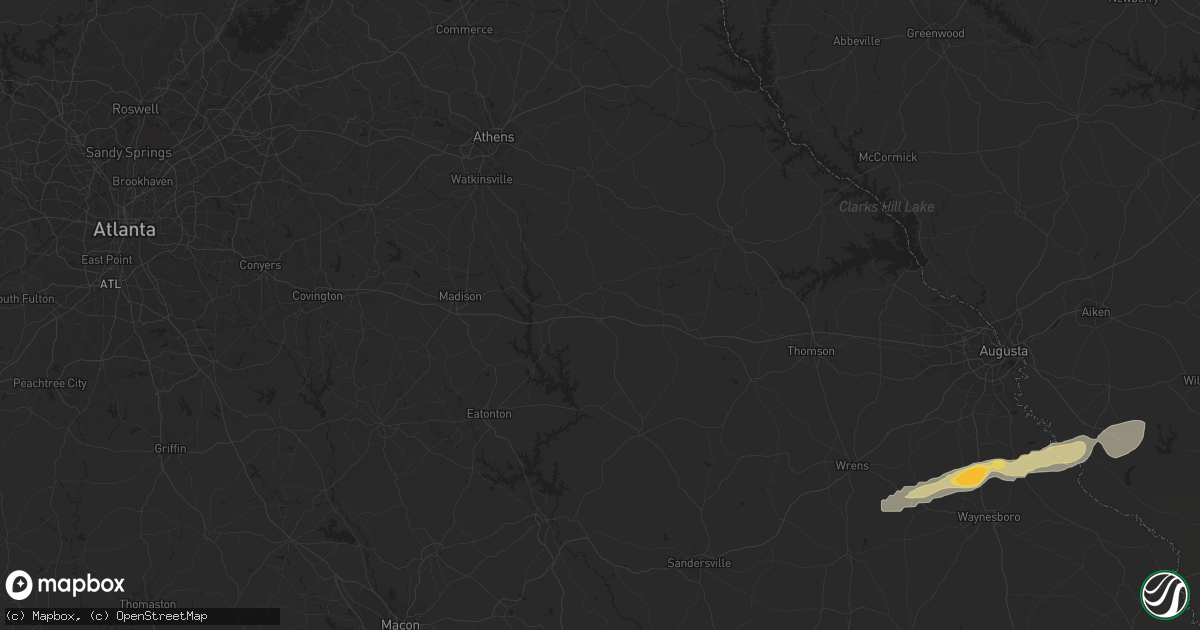 Hail map in Mount Ulla, NC on November 16, 2011