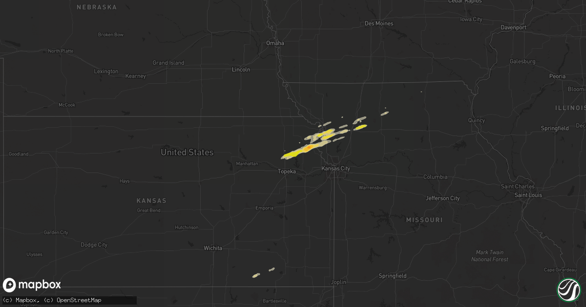 Hail map on November 16, 2013