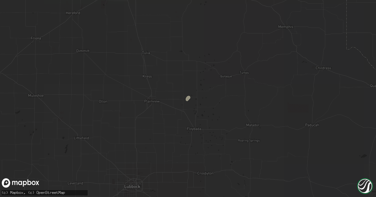 Hail map in Dimmitt, TX on November 16, 2017