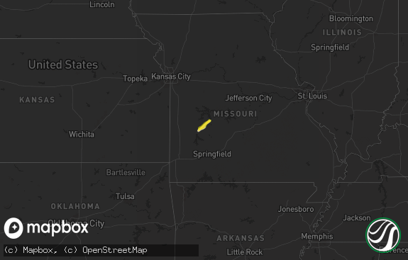 Hail map preview on 11-17-2025