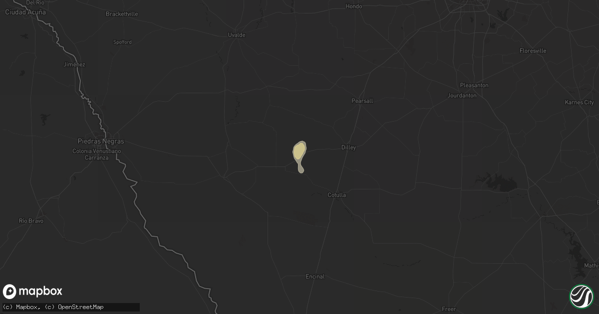Hail map in Crystal City, TX on November 18, 2013