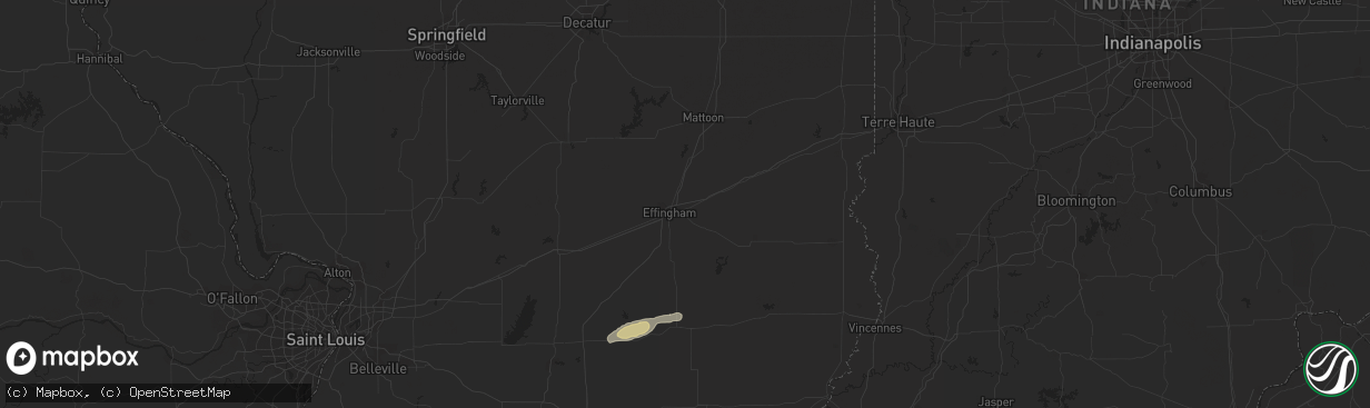 Hail map in Armington, IL on November 18, 2017