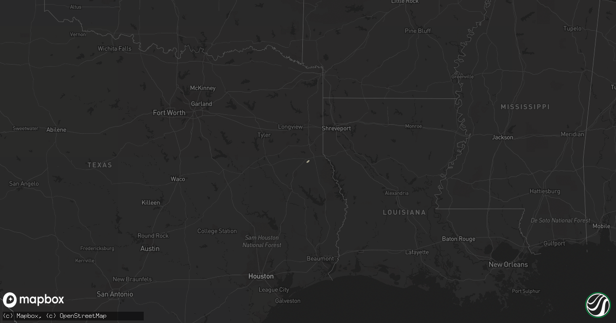 Hail map on November 18, 2018