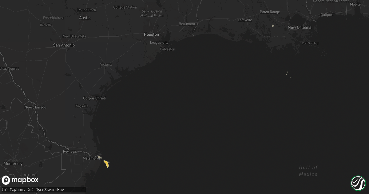 Hail map on November 18, 2021