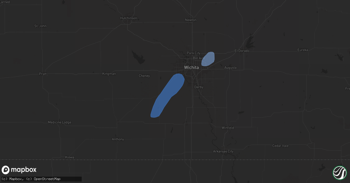 Hail map in Clearwater, KS on November 18, 2024