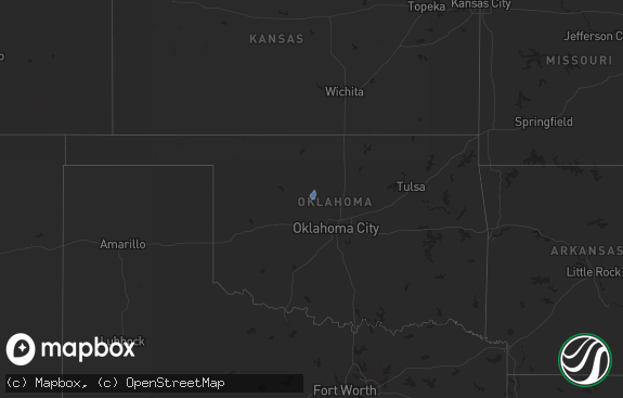 Hail map preview on 11-18-2024