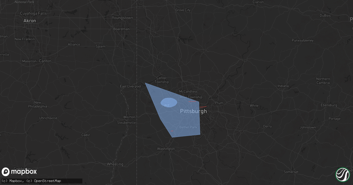 Hail map in Sewickley, PA on November 20, 2024
