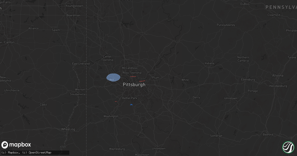 Hail map in Verona, PA on November 20, 2024