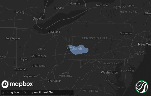 Hail map preview on 11-20-2024