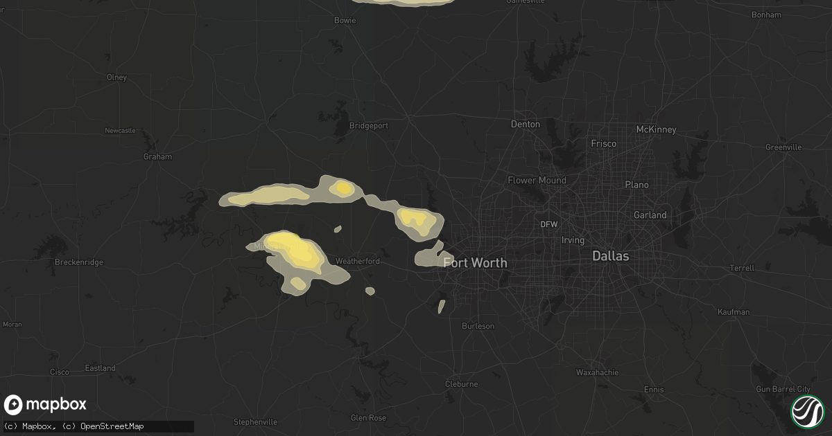 Hail map in Azle, TX on November 21, 2013