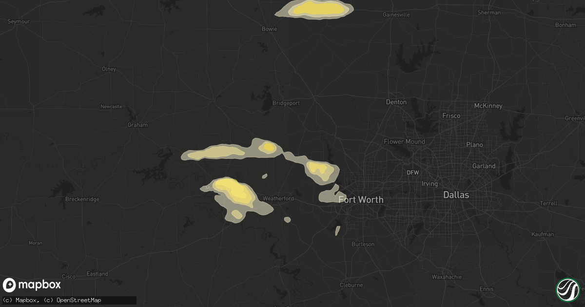 Hail map in Springtown, TX on November 21, 2013