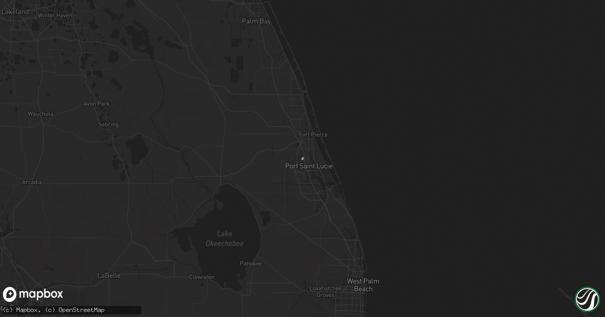 Hail map in Port Saint Lucie, FL on November 21, 2015