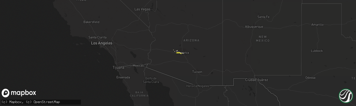 Hail map on November 21, 2019