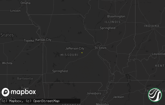 Hail map preview on 11-21-2025