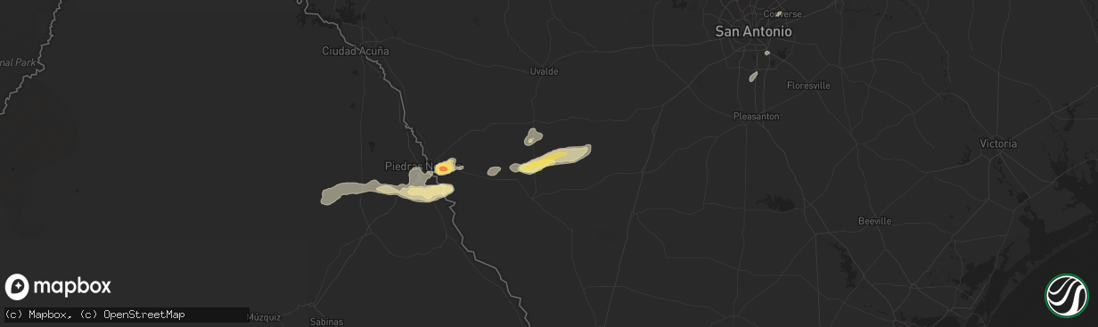 Hail map in Crystal City, TX on November 22, 2014