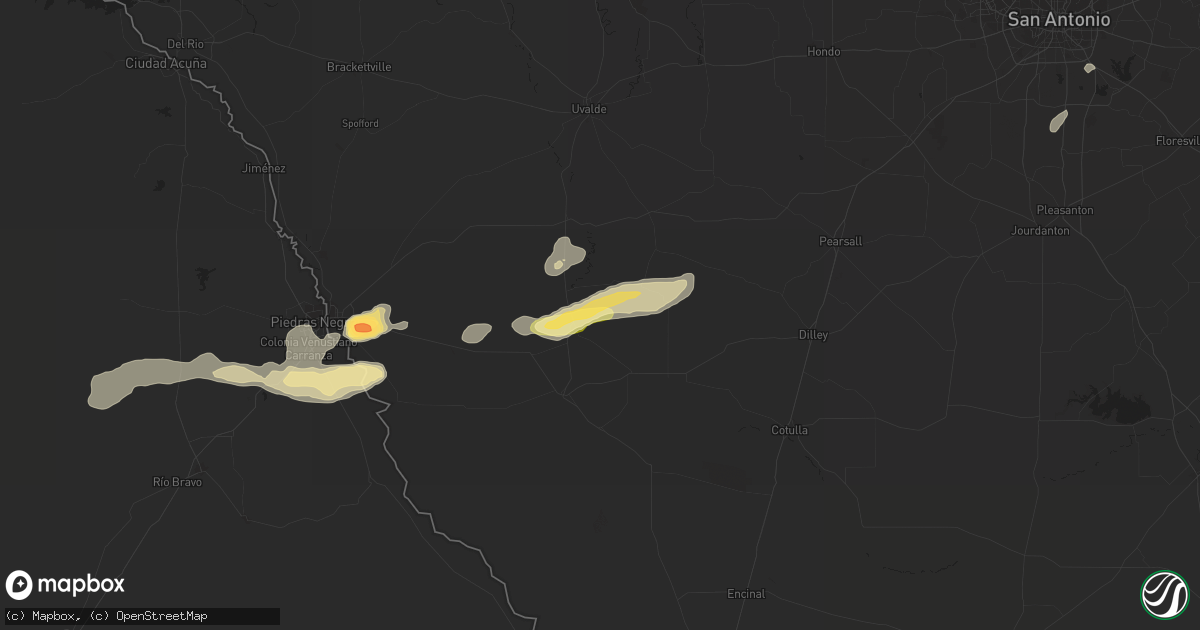 Hail map in Crystal City, TX on November 22, 2014