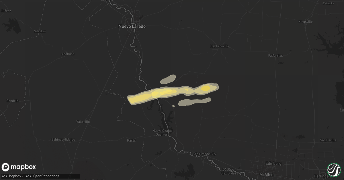 Hail map in Zapata, TX on November 22, 2014