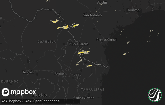Hail map preview on 11-22-2014