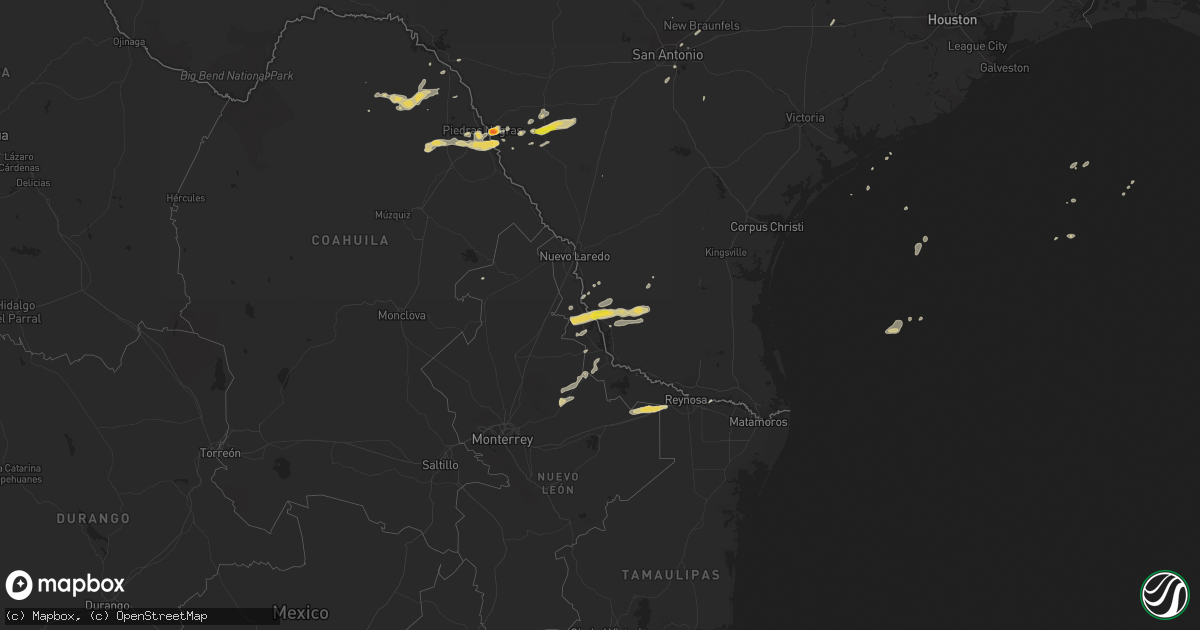 Hail map on November 22, 2014