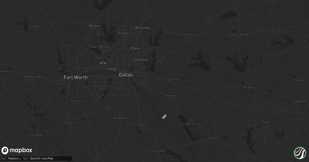 Hail map in Nocona, TX on November 22, 2016
