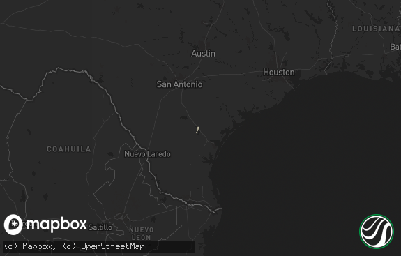 Hail map preview on 11-22-2025