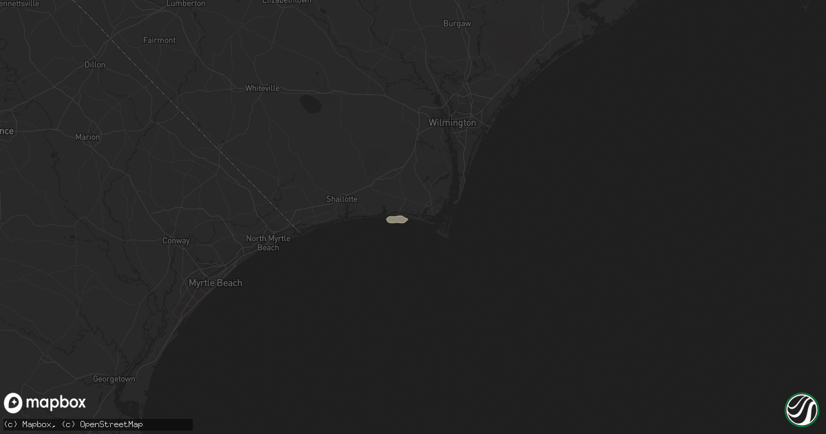 Hail map in Oak Island, NC on November 24, 2018