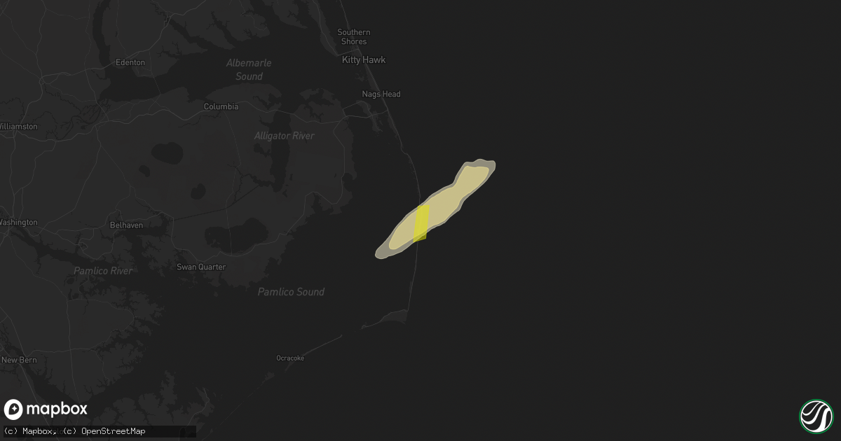 Hail map in Salvo, NC on November 24, 2018