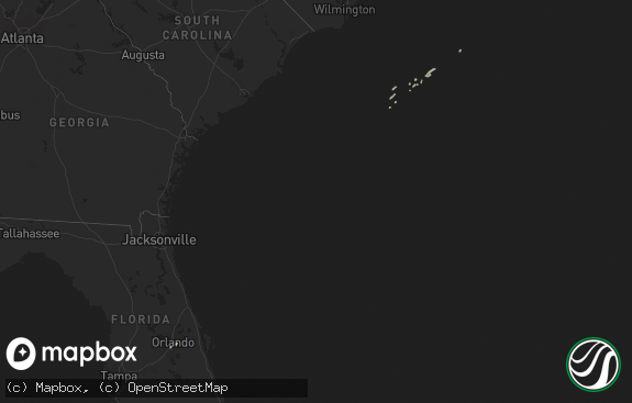 Hail map preview on 11-25-2014