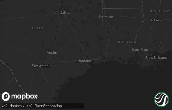 Hail map preview on 11-25-2025