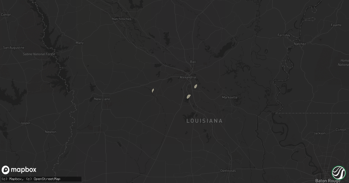 Hail map in Lecompte, LA on November 26, 2011